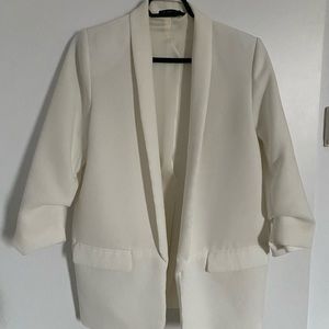 White blazer